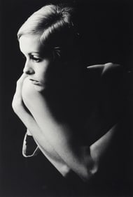 Burt Glinn Gelatin Silver Print, Twiggy