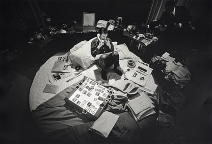 Burt Glinn Gelatin Silver Print, Hugh Hefner, Playboy