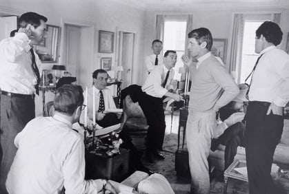 Burt Glinn Gelatin Silver Print, Kennedy Campaign