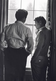 Burt Glinn Gelatin Silver Print, Kennedy Brothers