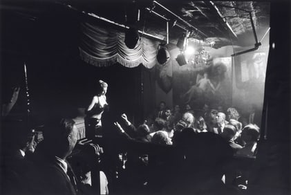Burt Glinn Gelatin Silver Print, Crazy Horse Night Club