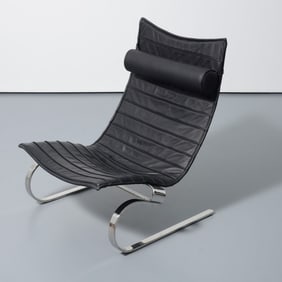 Cantilever Lounge Chair, Manner of Poul Kjaerholm