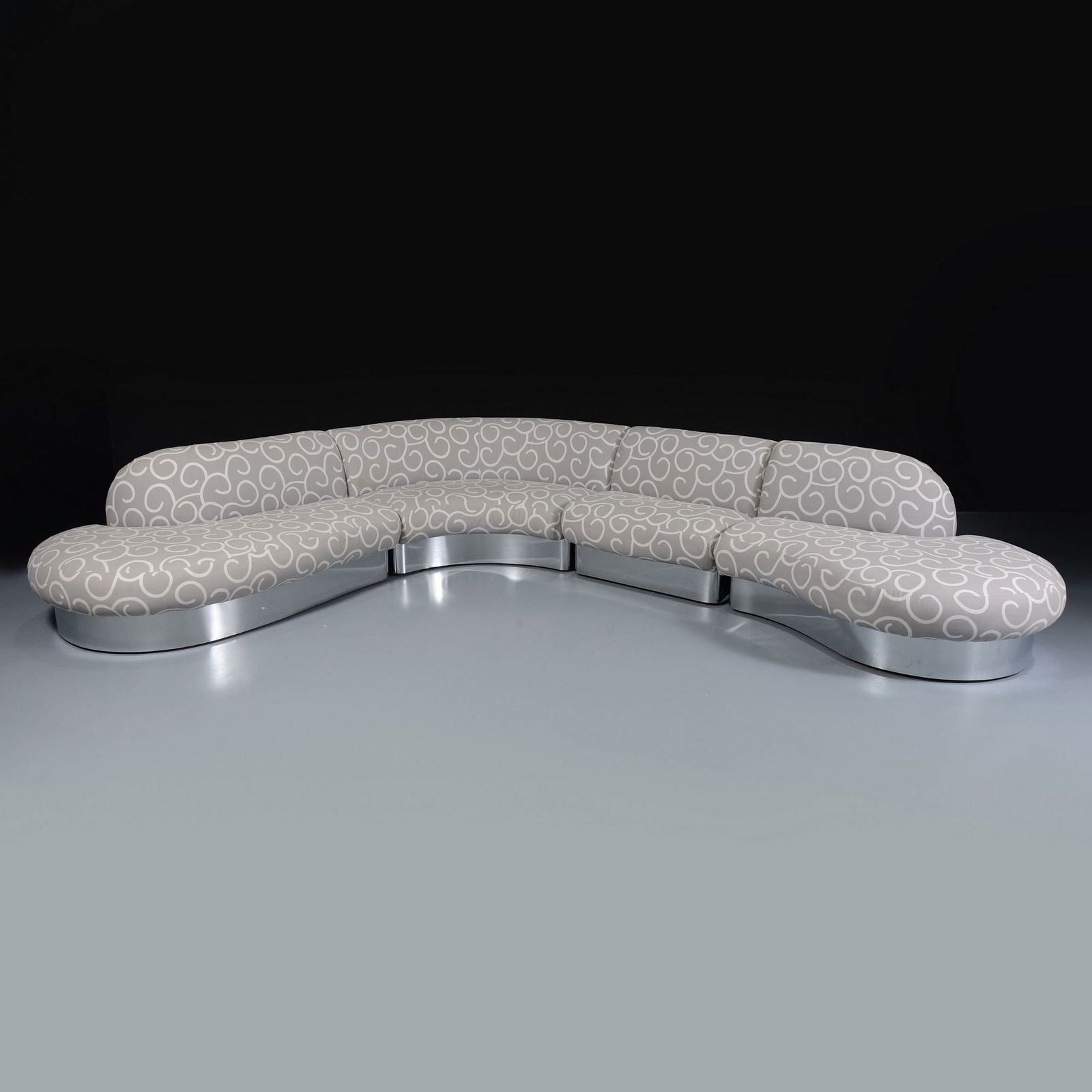 Large Milo Baughman SIT TIGHT Sectional Sofa (1 of 9)