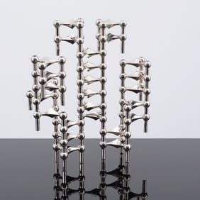 25 Werner Stoff & Hans Nagel Stacking Candle Holders / Sculpture