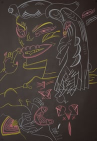 Karl Wirsum Drawing, 35"H