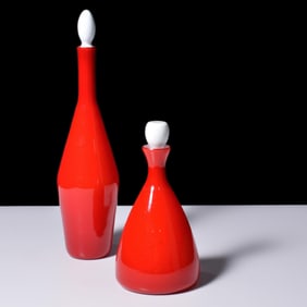 Jacob Bang Bottle / Decanter & Murano Bottle / Decanter, Manner of Jacob Bang