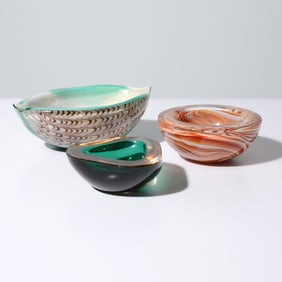 3 Murano Bowls