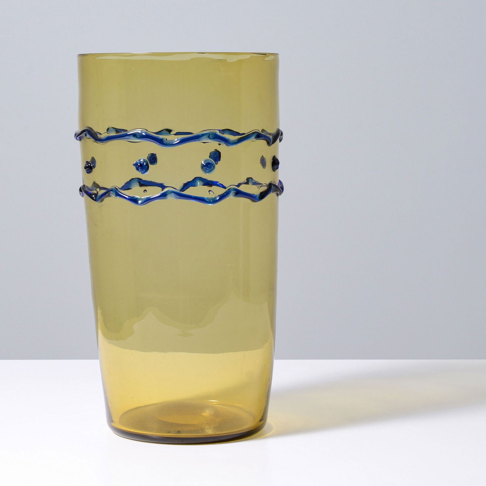 Large Murano Vase/Vessel, Manner of Fulvio Bianconi, 15.5"H (1 of 6)