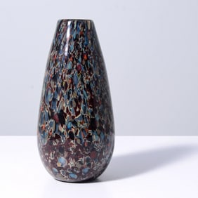 Rochester Folk Art Guild Vase, Art Glass