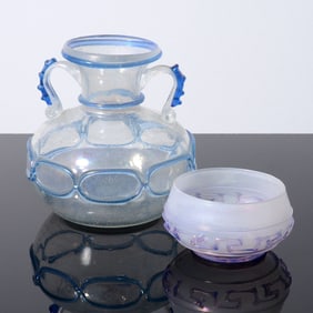 2 Murano Vases Attributed to Ercole Barovier