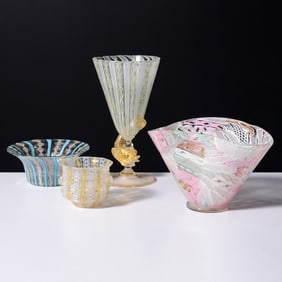 4 Murano Vessels, Manner of Salviati