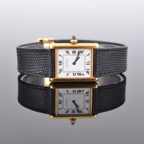 Cartier 18K Gold TANK LOUIS Estate Watch