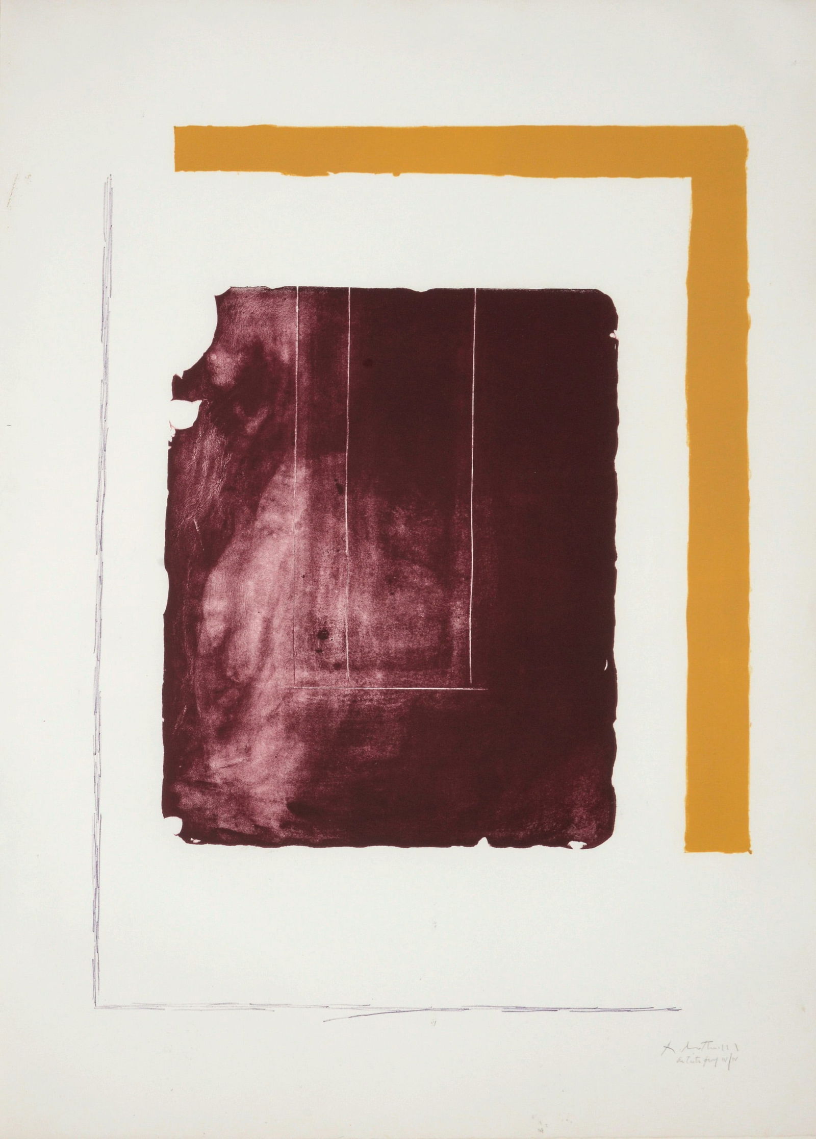 Robert Motherwell CELTIC STONE Lithograph (1 of 8)