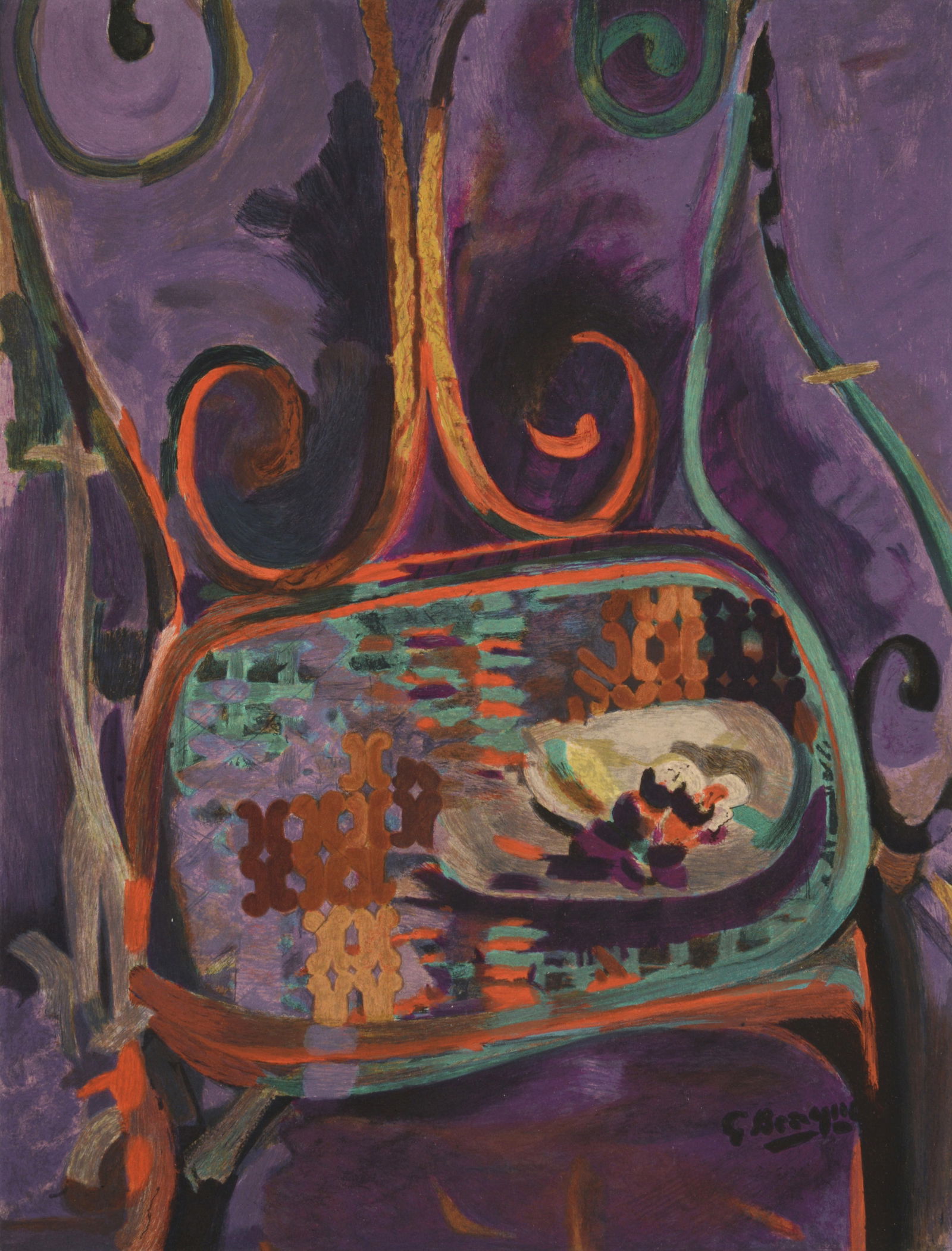 Georges Braque LA CHAISE (THE CHAIR) Lithograph (1 of 7)