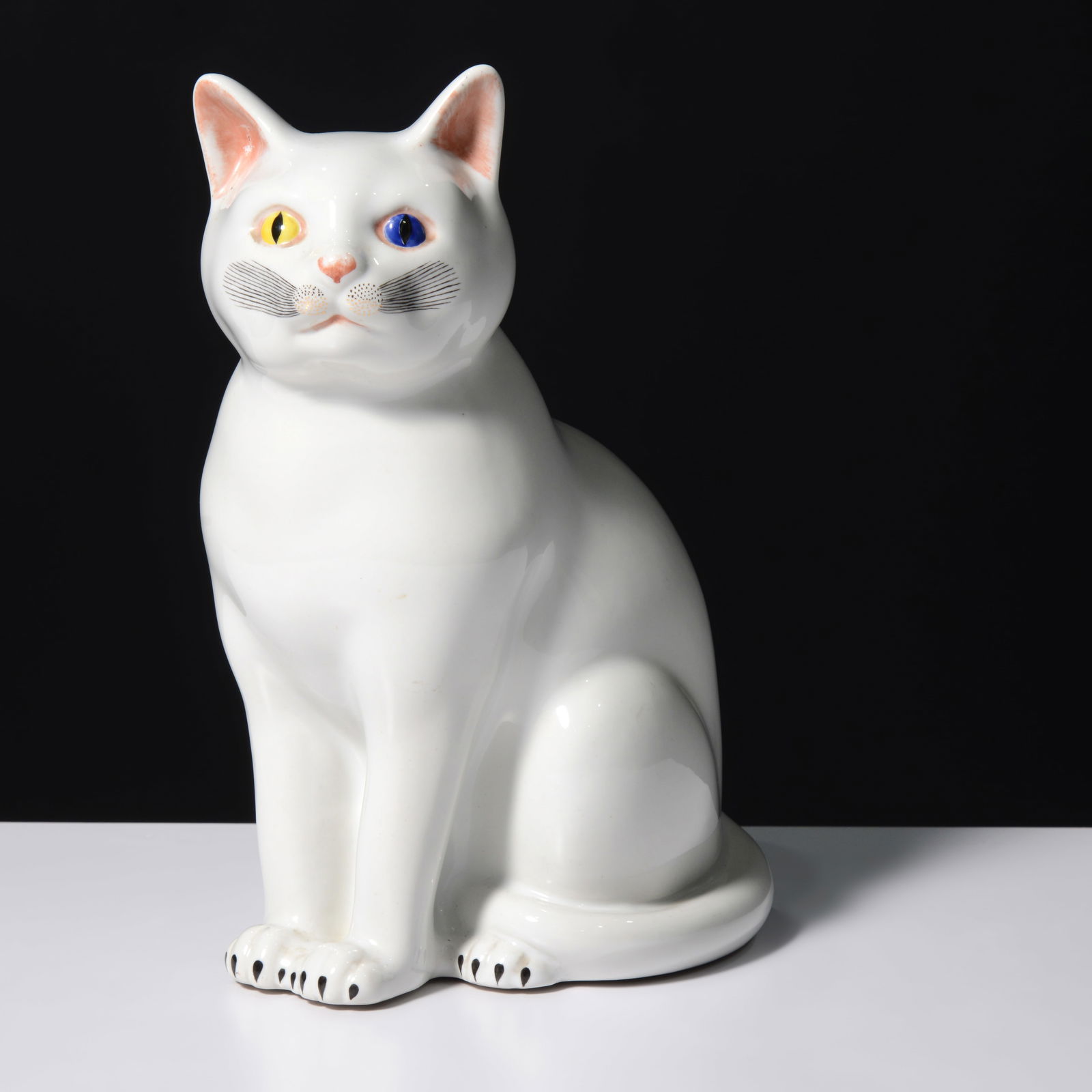 Piero Fornasetti Figurine, White Cat (1 of 12)
