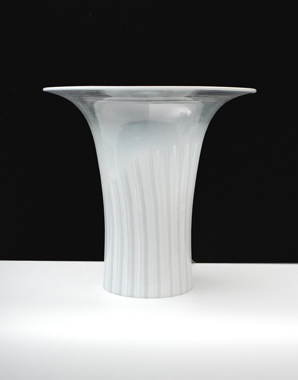 Toni Zuccheri Italian Lamp: Designer & Manufacturer: Toni Zuccheri; VeArt Markings: none Country of Origin & Materials: Italy; glass Additional Information & Circa: Blown glass table lamp by Toni Zuccheri; c. 1970 (Key Word Sear