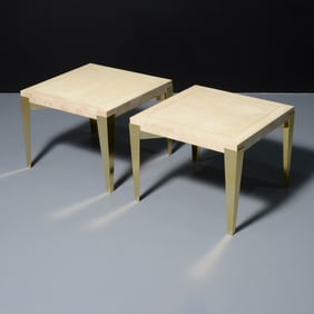 Pair of Karl Springer End Tables