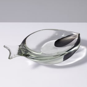 Large Antonio Da Ros for Cenedese Fish Dish / Ashtray, 12"W