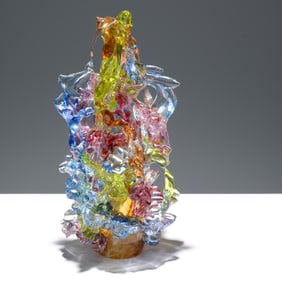 Large Rene Roubicek KORAL Sculpture, 18"H