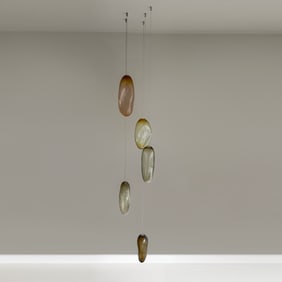 Andrea Haberstolz FALLING BUBBLES Mobile / Sculpture, 85"H