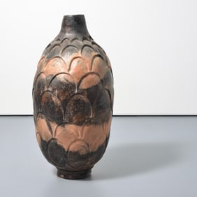 Massive Sydney K. Hamburger Ceramic Sculpture / Vessel, 40"H