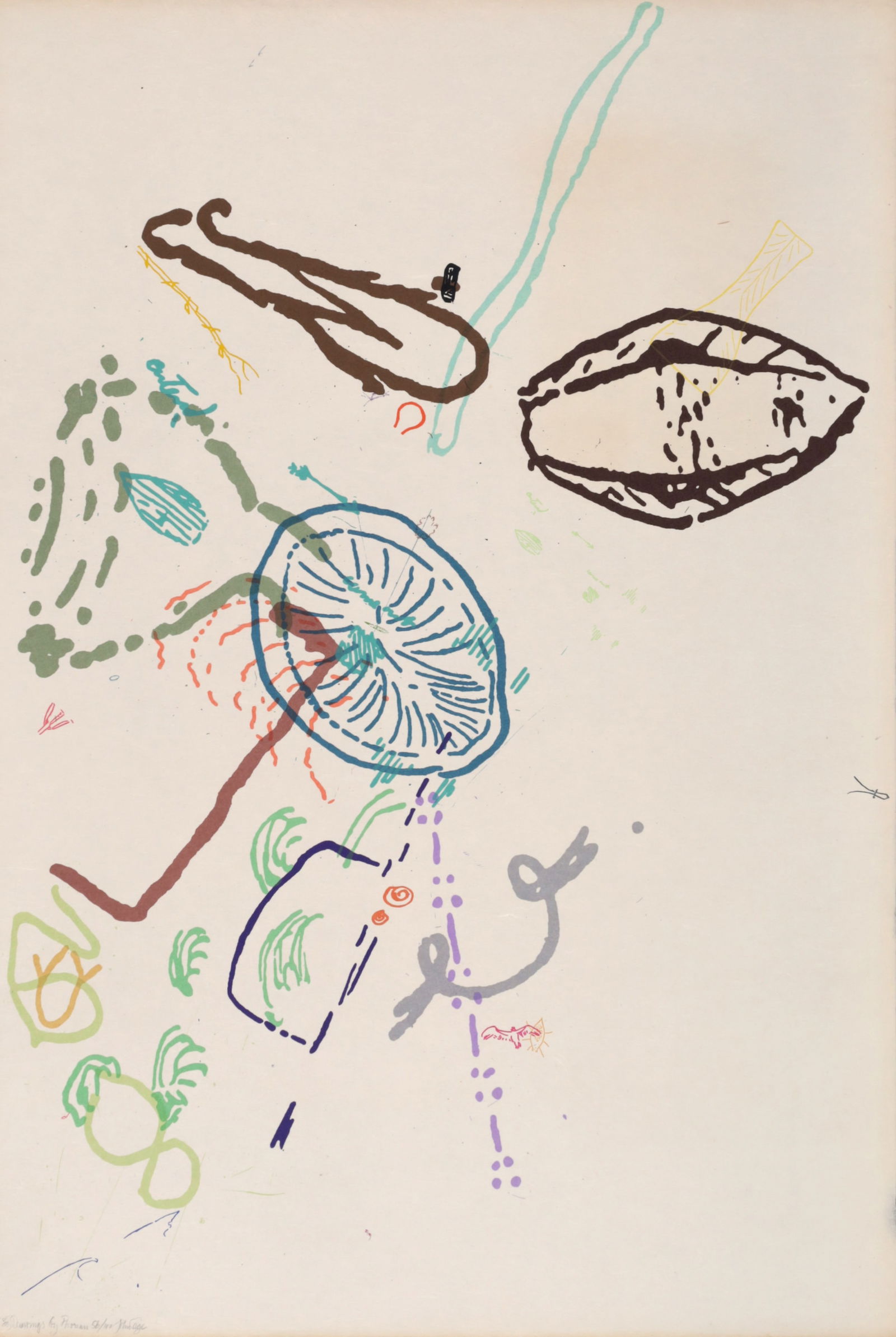 John Cage 30 DRAWINGS BY THOREAU Silkscreen (1 of 11)