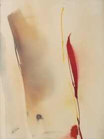 Paul Jenkins PHENOMENA ORE LODE SHAFT Watercolor Painting