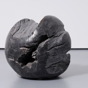 Large Wood Sculpture, 22"Dia