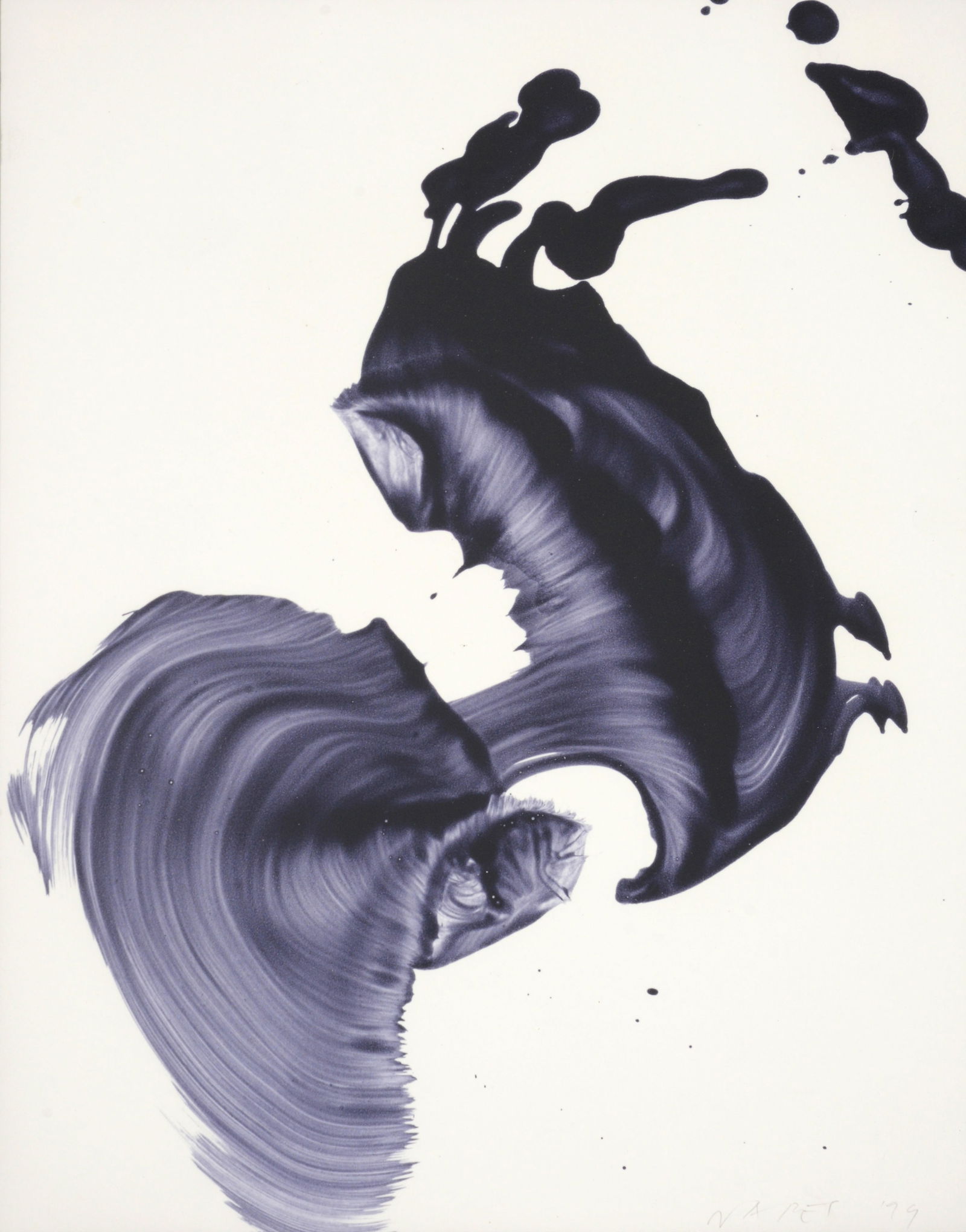 Jamie (nee James) Nares UNTITLED Painting: Artist/Designer; Manufacturer: Jamie (nee James) Nares (British, b. 1953)Marking(s); notes: signed, 1999Materials: oil on paperDimensions (H, W, D): 14"h, 1