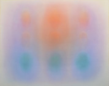 Large Leon Berkowitz THREE JEWELS Painting, 90"W