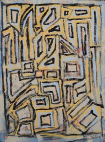 John Frates SELF PORTRAIT Painting, 48"H