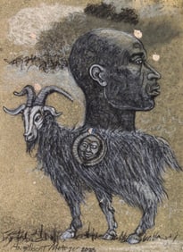 Angelbert Metoyer UNTITLED Drawing & Mixed Media