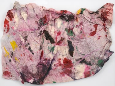 Sam Gilliam UNTITLED Unique Mixed Media on Paper
