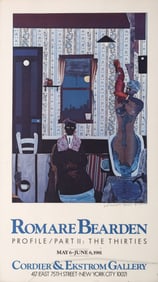 Romare Bearden Exhibition Poster, Signed