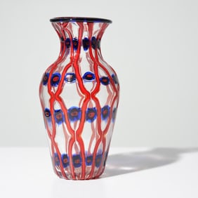 Anzolo Fuga TRANSENNATI Series Vase, Provenance Lobel Modern