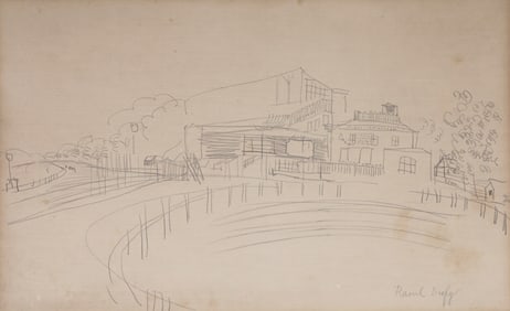 Raoul Dufy CHAMPS DE COURSES EN ANGLETERRE Drawing