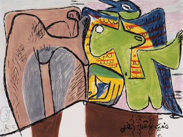 Le Corbusier JE REVAIS Etching & Aquatint