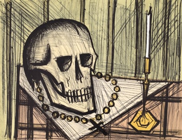 Bernard Buffet VANITE AU CRANES Lithograph