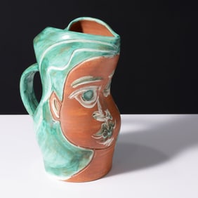 Picasso Pitcher VISAGE DE FEMME Pitcher, Madoura (A.R. 192)