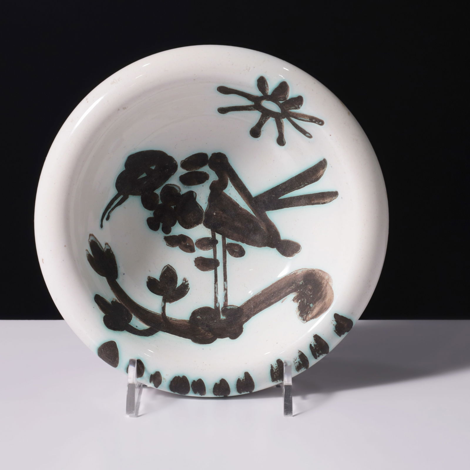 Pablo Picasso OISEAU AU SOLEIL Bowl, Madoura (A.R. 174) (1 of 8)