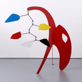 Monumental Joseph Meerbott RED ANTEATER Sculpture, 77"H
