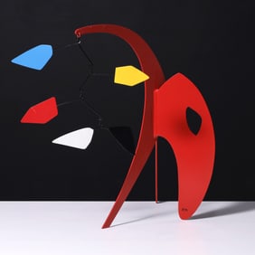 Joseph Meerbott RED ANTEATER Sculpture (Maquette), 24.5"H