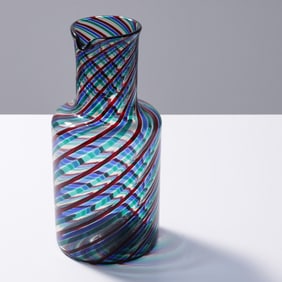 Fulvio Bianconi A FASCE RITORTE Pitcher / Vessel, Murano