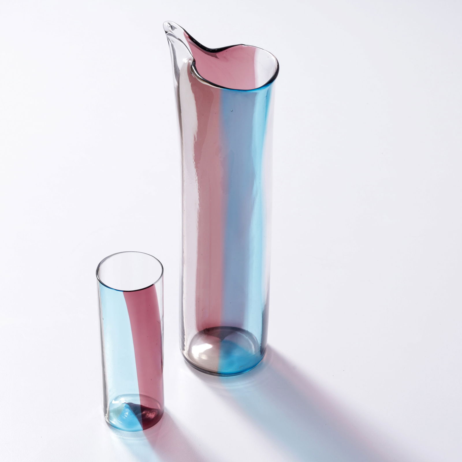 2 Massimo Vignelli A SPICCHI Pitcher & Tumbler, Murano (1 of 12)