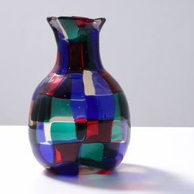 Fulvio Bianconi PEZZATO Vase, Murano