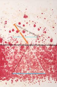 James Rosenquist STAR LEG Lithograph with Collage