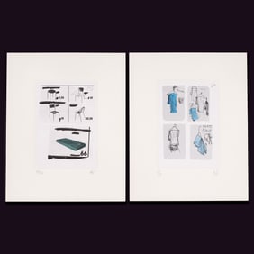 2 Claes Oldenburg Lithographs