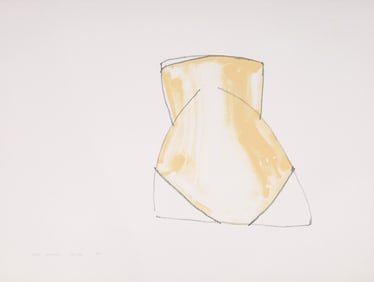 Joel Shapiro UNTITLED (NAPLES YELLOW) Lithograph