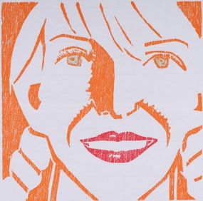 Alex Katz JESSICA Woodcut