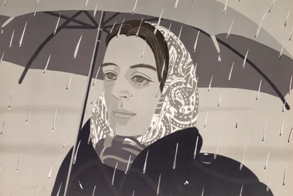 Alex Katz GRAY UMBRELLA Lithograph